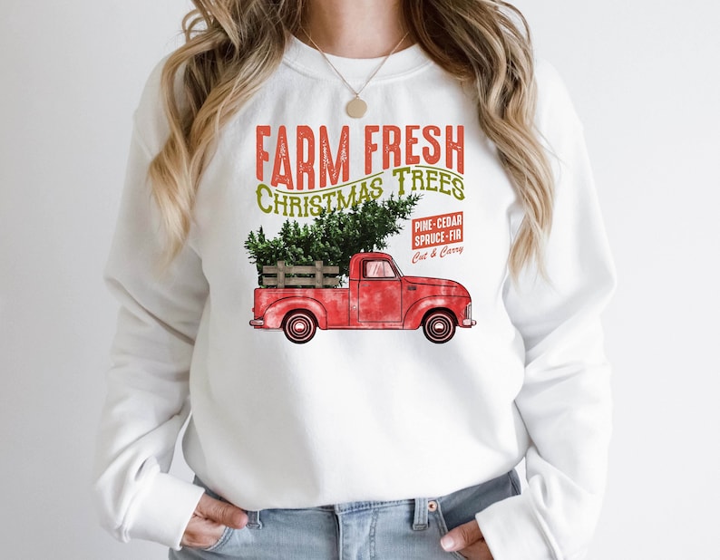 Farm Fresh Christmas Sweatshirt