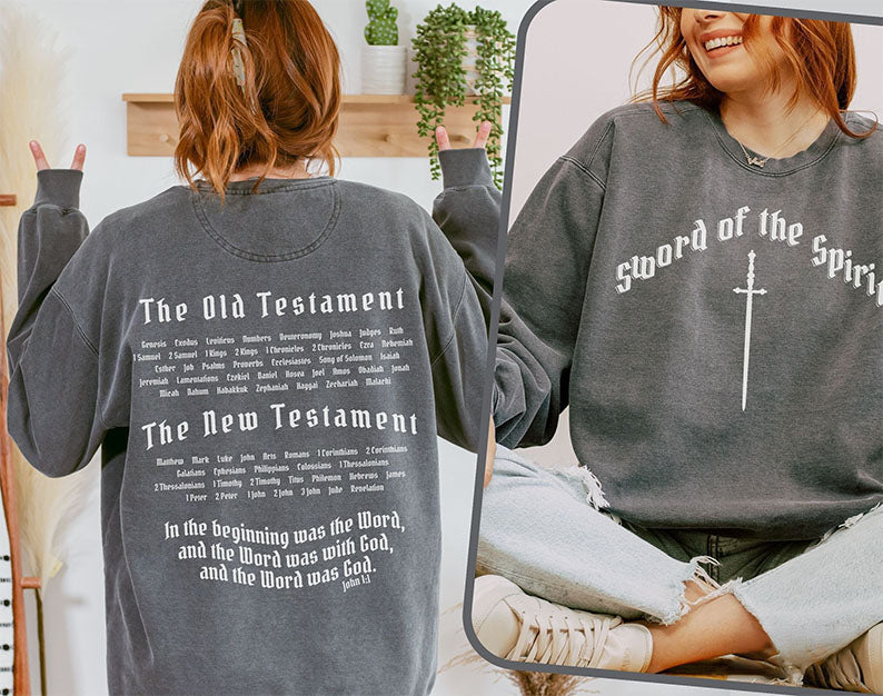 Armor of God Bible Verse Crewneck Faith Sweatshirt