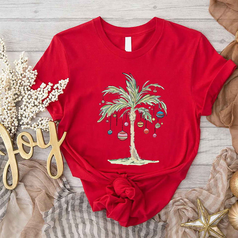 Christmas Palm Tree T-shirt