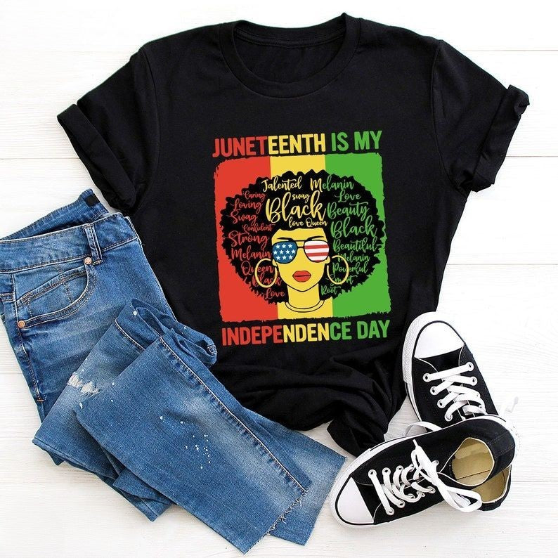 Funny Juneteenth Women T-shirt