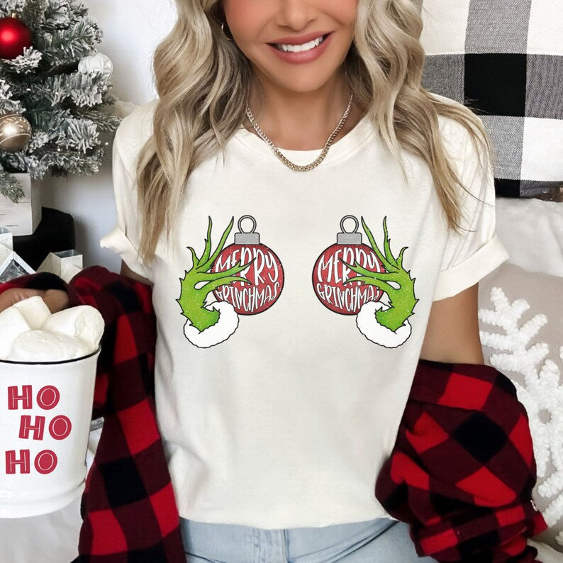 Trendy Hand Christmas T-shirt
