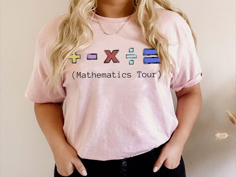 Retro Mathematics Concert Tour T-shirt