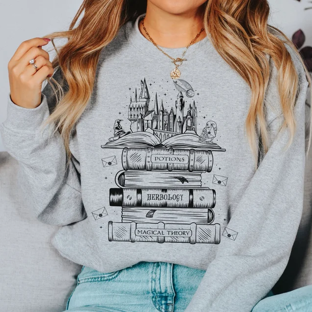 Wizard Castle Book Sweatshirt