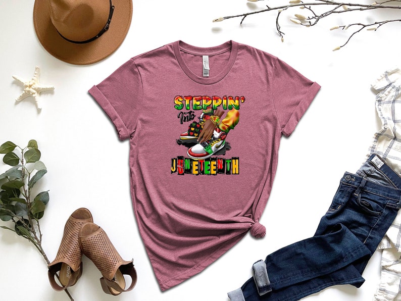 Steppin' Into Juneteenth T-shirt