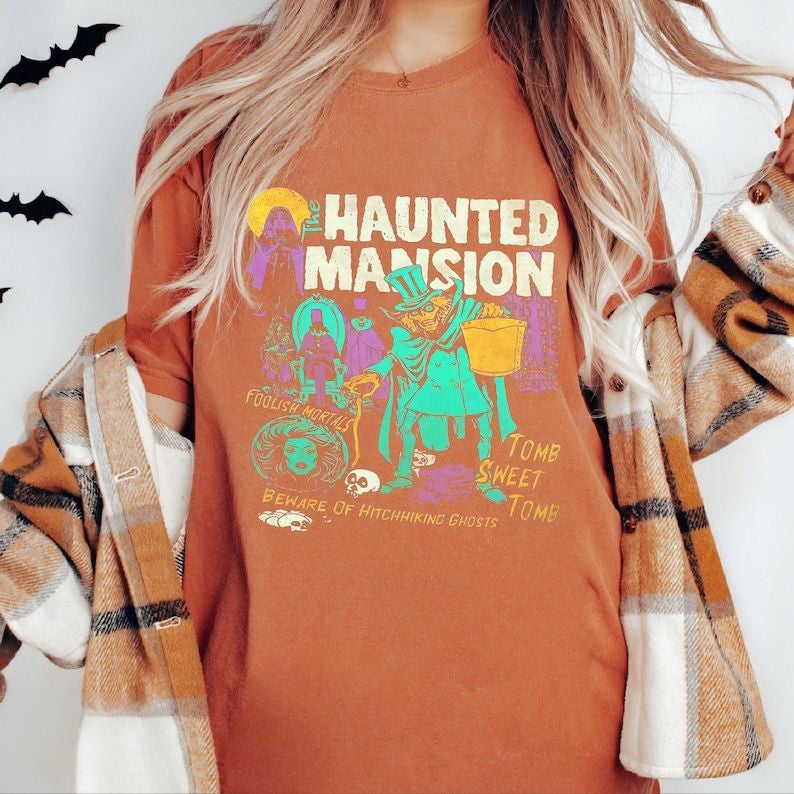 Retro The Haunted Mansion T-shirt