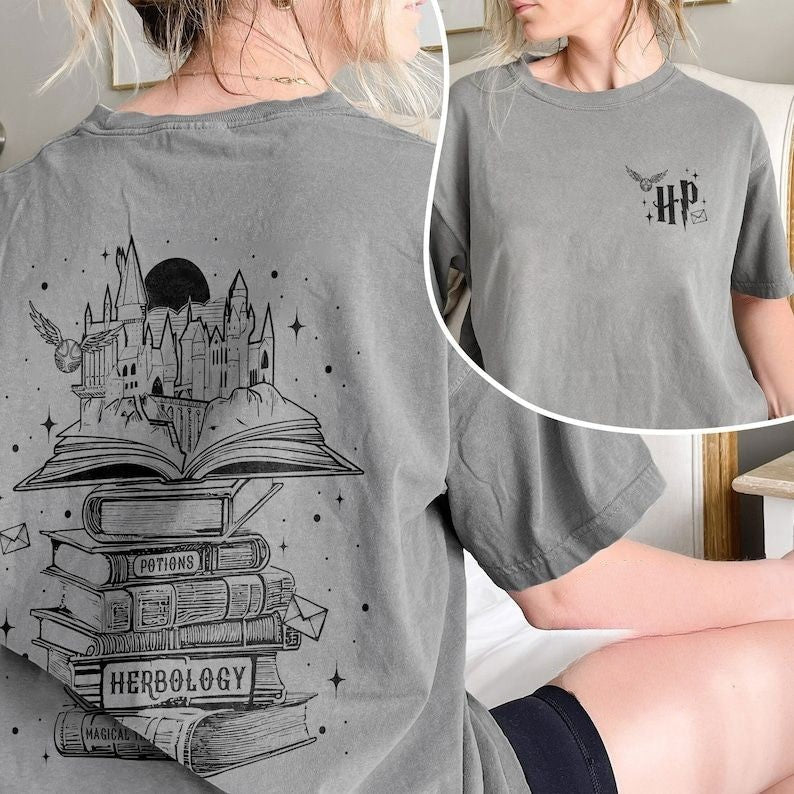 Wizard Castle Book Casual T-shirt