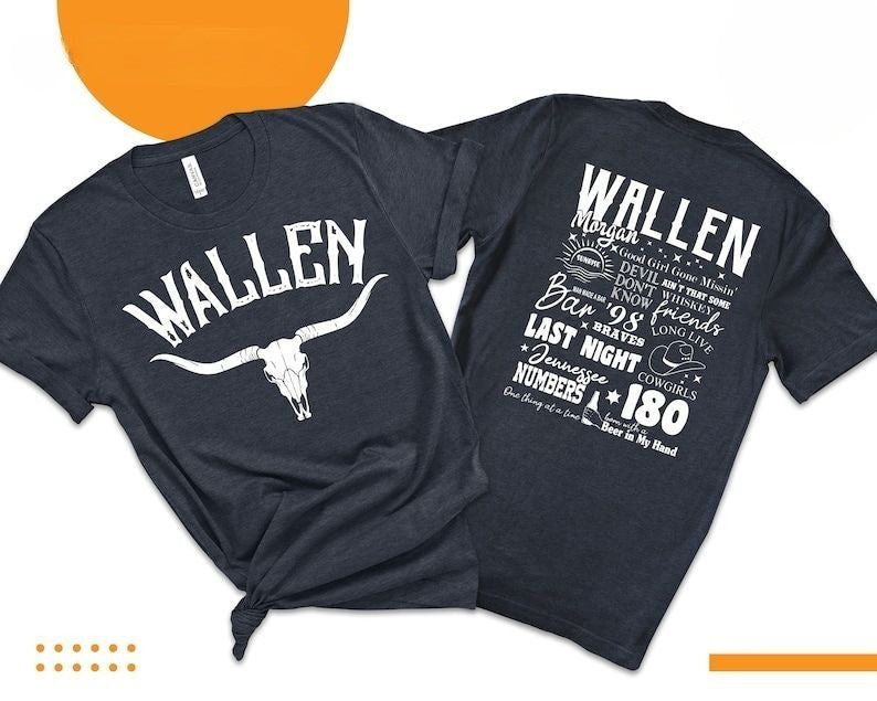 Morgan Wallen Cowboy Country Music T-shirt