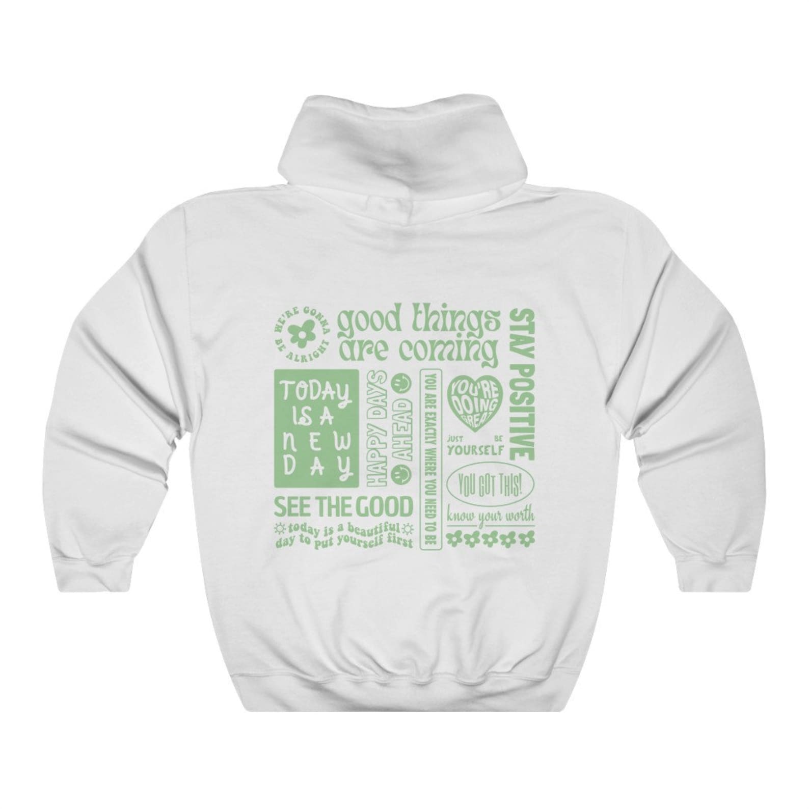 Positive Quotes Aesthetic Hoodie