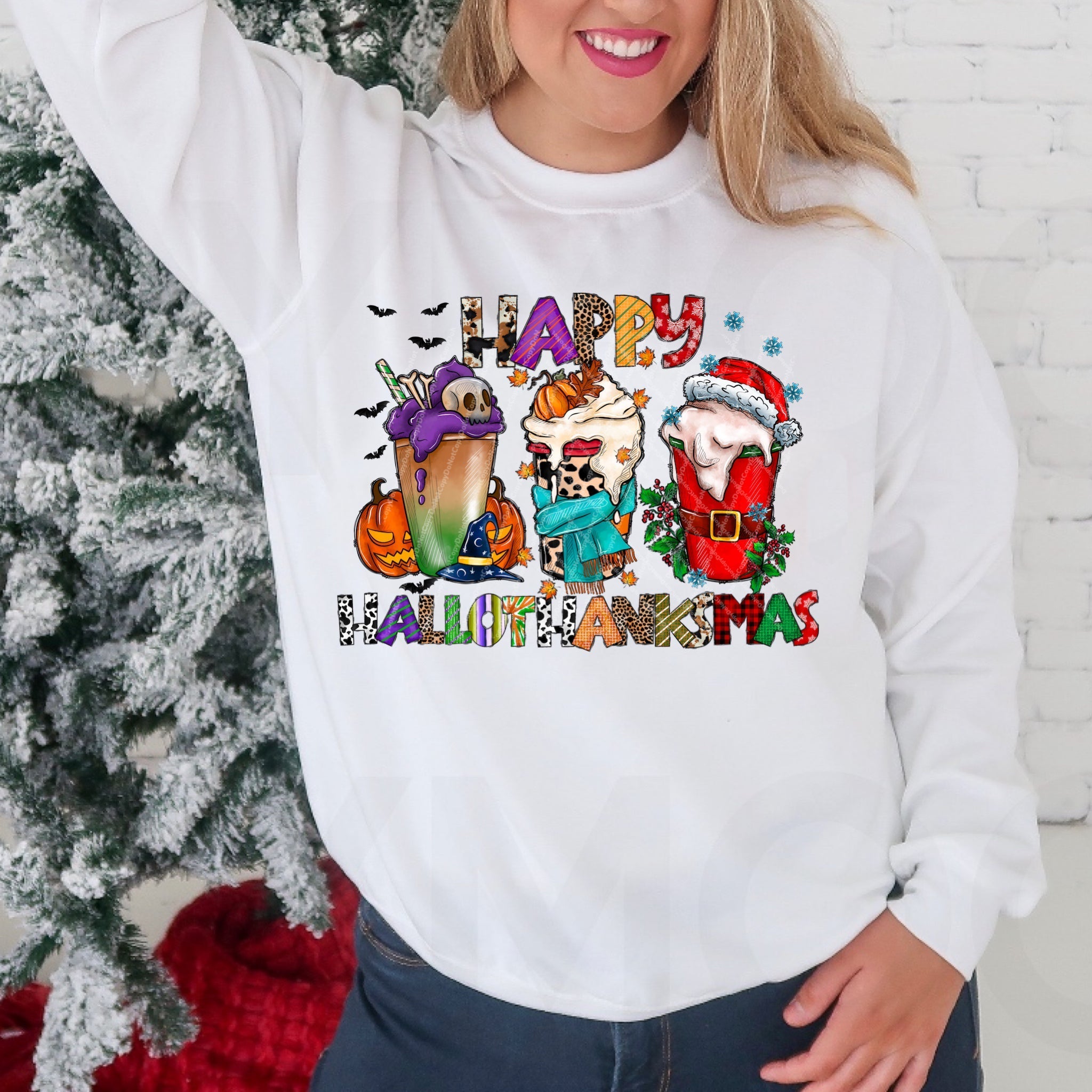 Happy Hallothanksmas Casual Hoodie