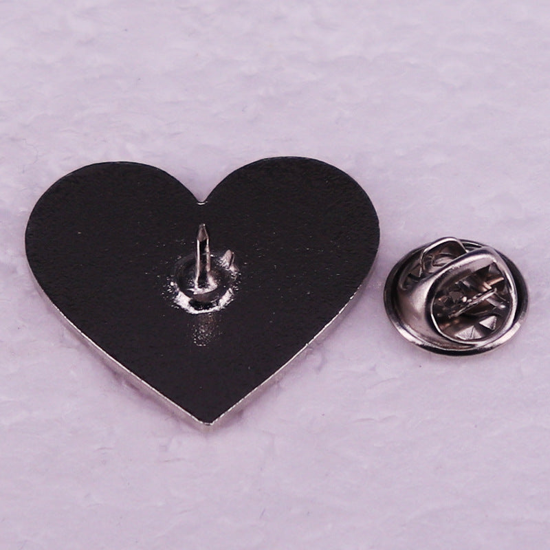 Taylor Swift Red Heart Badge Brooch