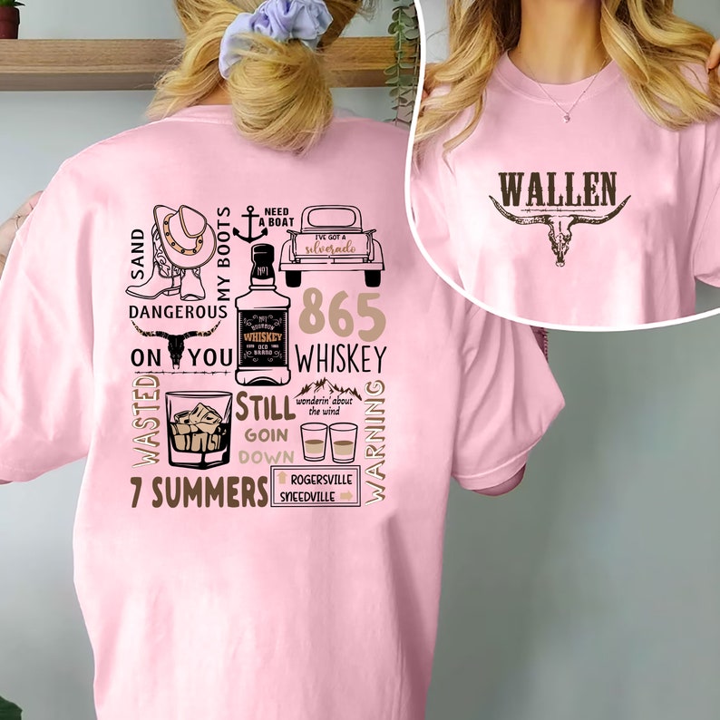 Wallen Western Cowboy Country Music T-shirt