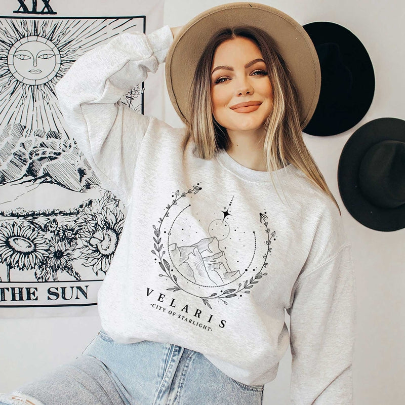 SJM - Velaris sweatshirt, Acotar Velaris Sweatshirt