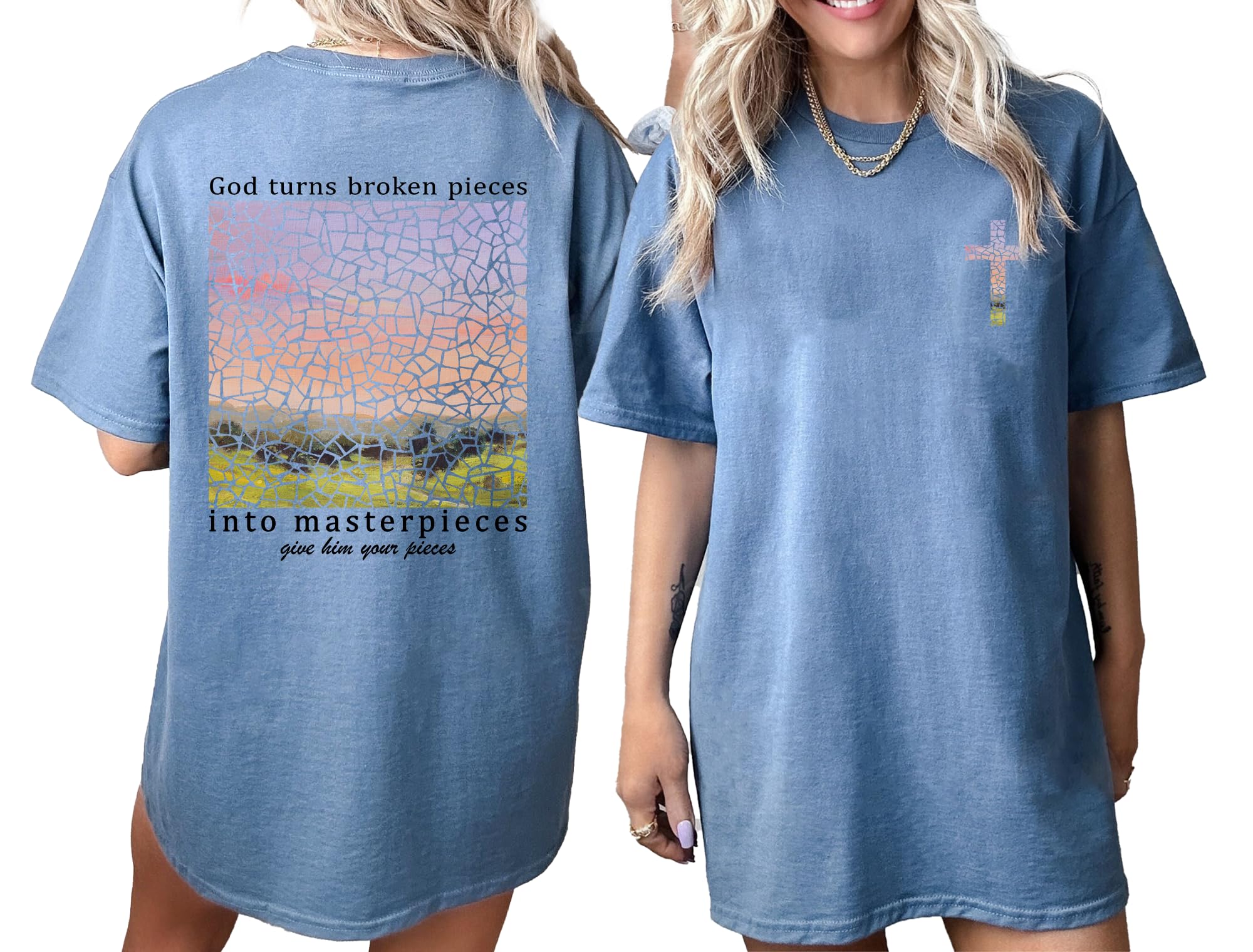 Bible Verse 2 Sided Faith Print T-Shirt