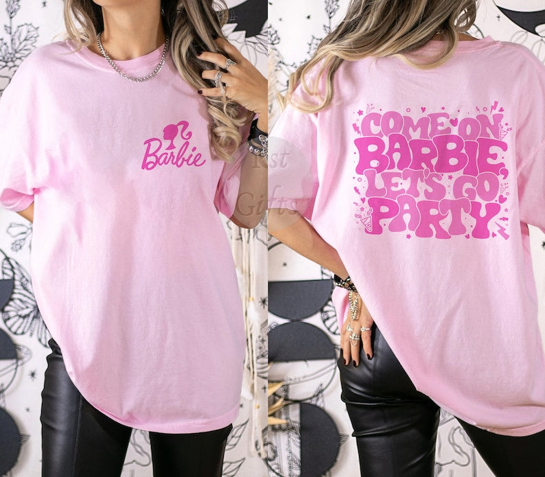 Come On Barbie Let's Go Party Doll T-shirt