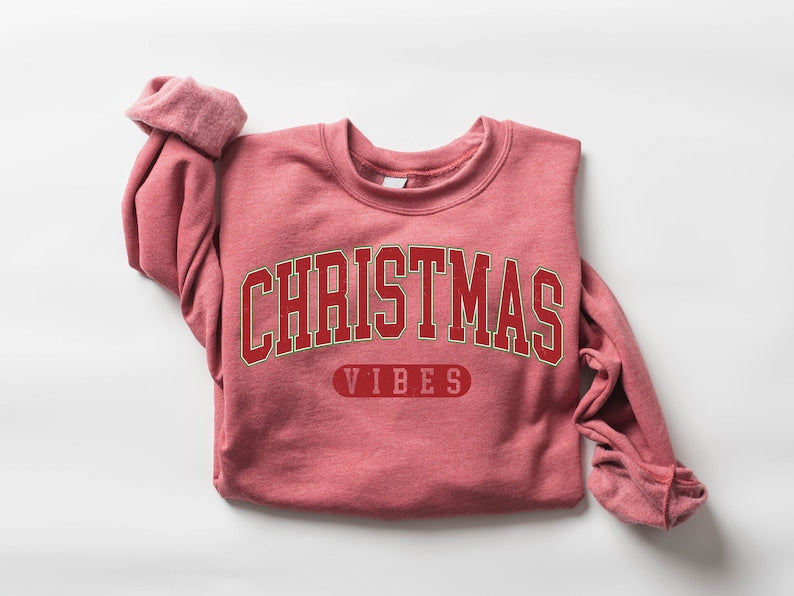 Retro Christmas Vibes Sweatshirt
