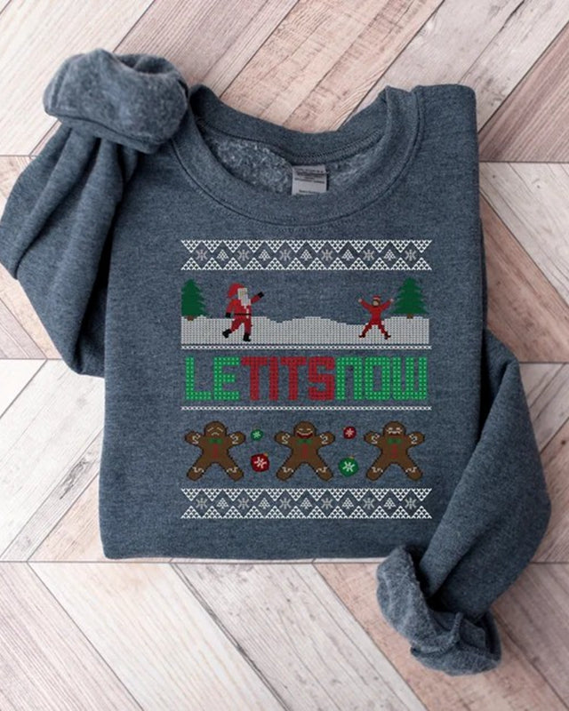 Le Tits Now Sweatshirt, Ugly Christmas Sweatshirt