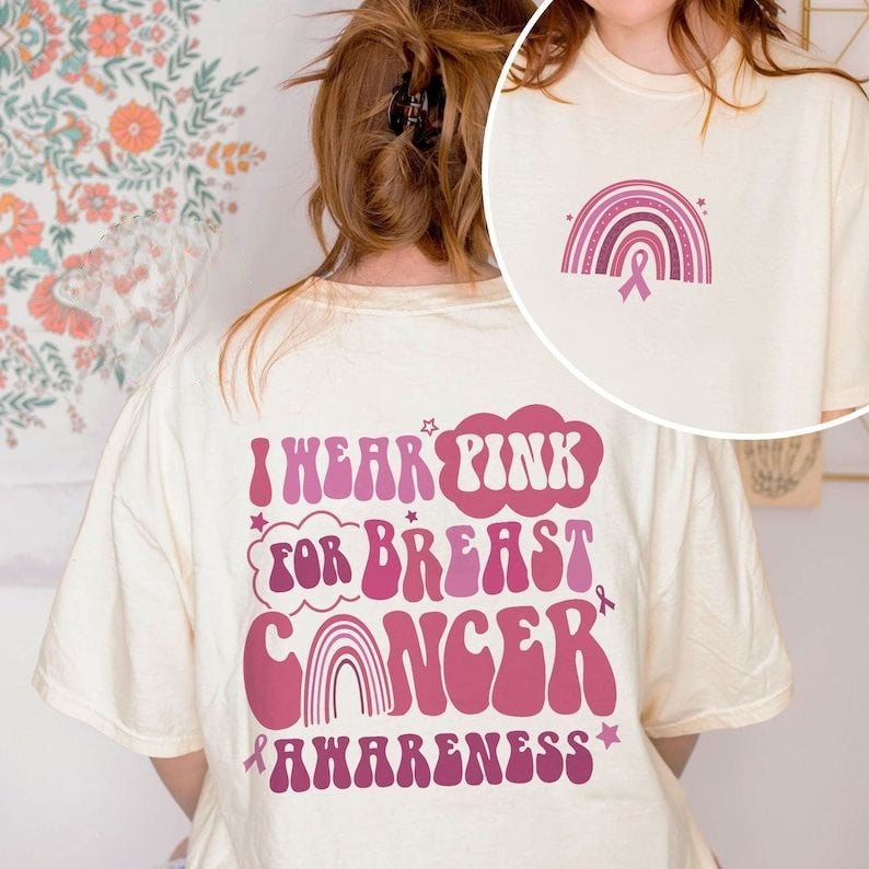 In October We Wear Pink Casual T-shirt