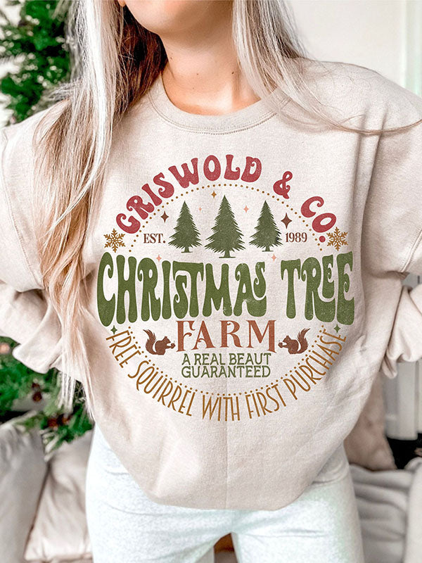 Retro Griswold & Co. Christmas Tree Farm Sweatshirt