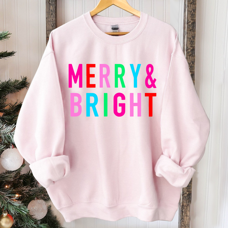 Merry and Bright Crewneck Sweatshirt