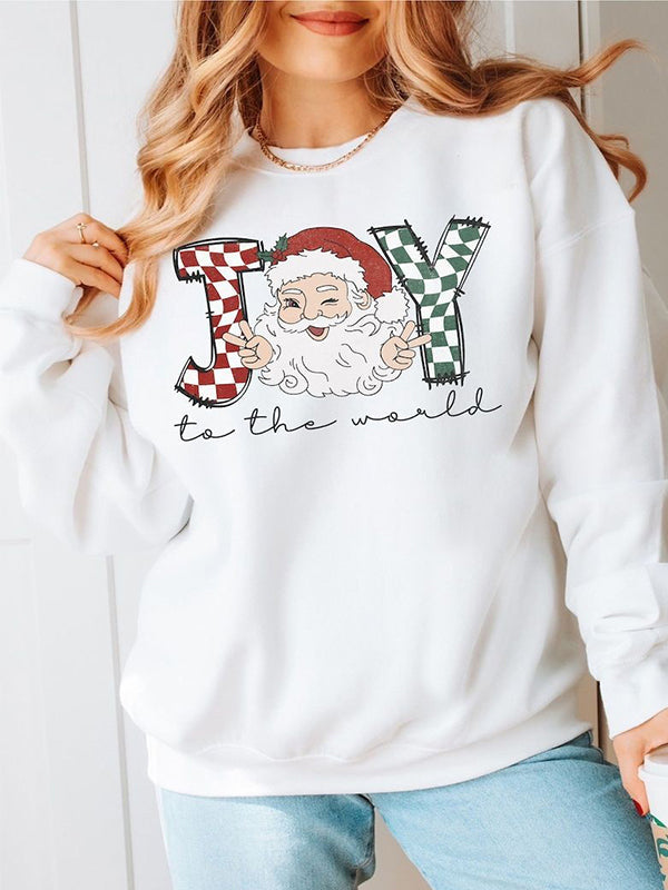 Retro Christmas Santa Claus Funny Sweatshirt