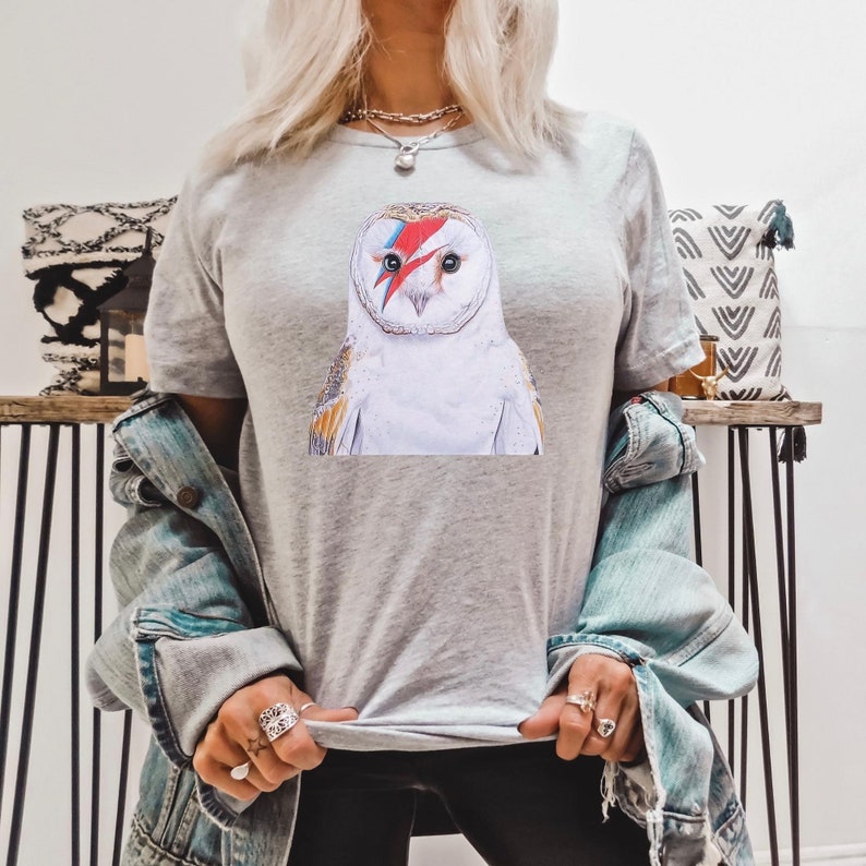 Goblin King Owl Short Sleeve Print T-shirt