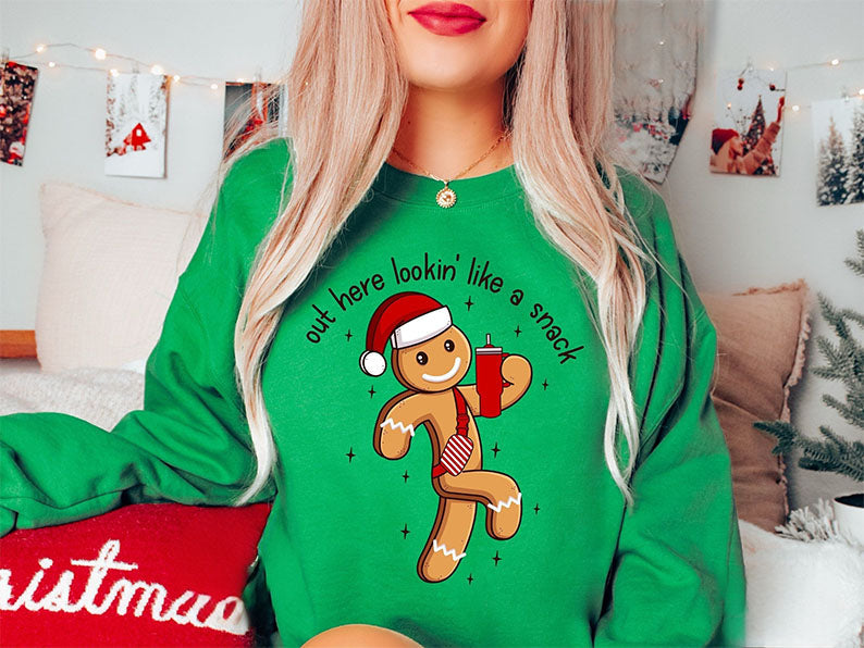 Looking Like A Snack Christmas Sweatshirt