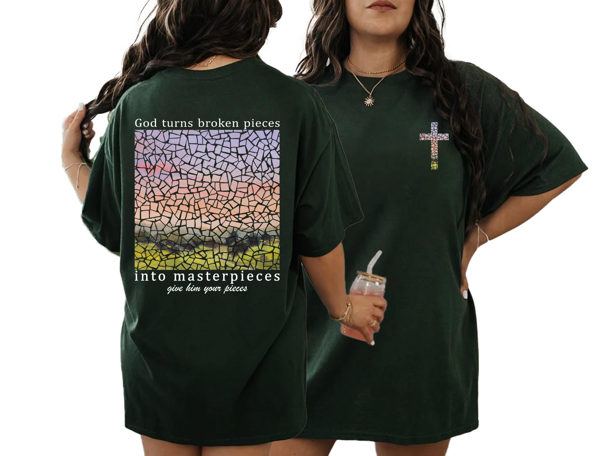 Bible Verse 2 Sided Faith Print T-Shirt