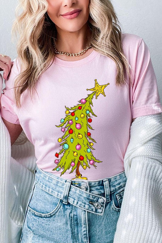 Trendy Christmas Tree T-shirt