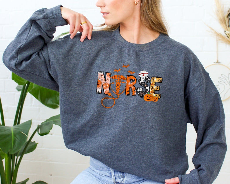 Halloween Nurse Sweatshirt