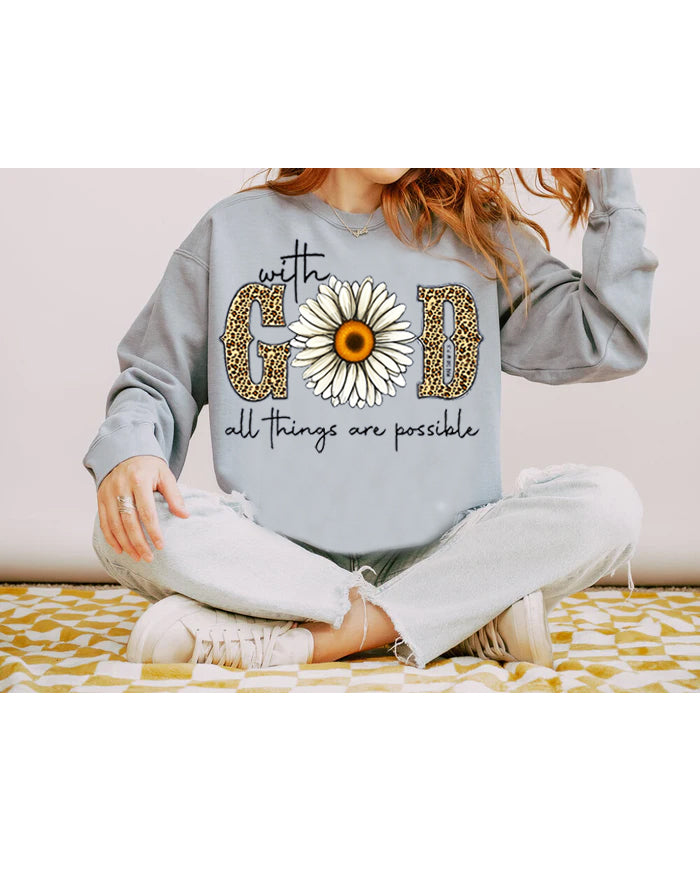 Daisy Design Sweatshirt