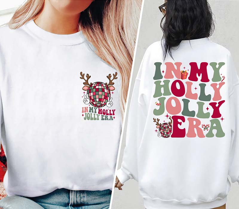 In My Holly Jolly Era Christmas Sweatshirt
