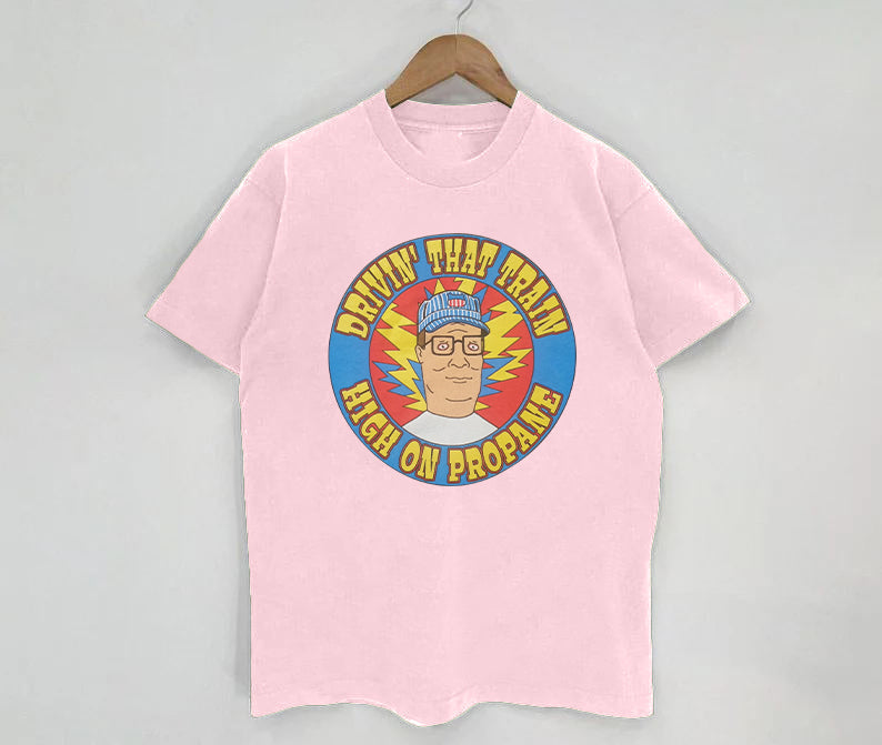 Hank Hill / High On Propane Casey Jones tee shirt – Grateful Dead inspired